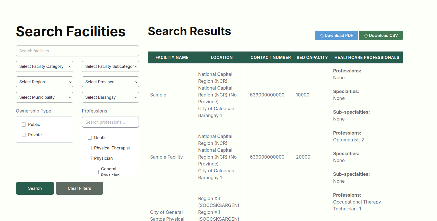 Registry Search Preview